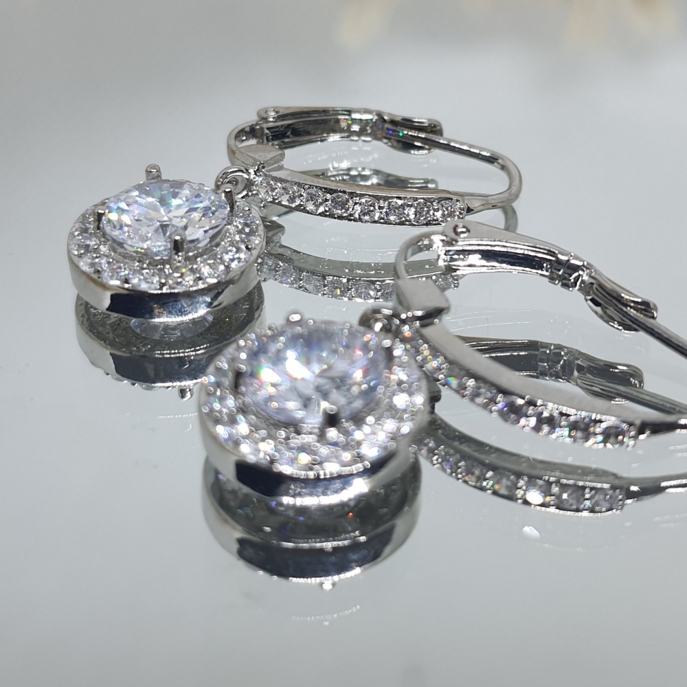 Swarovski Crystal Dangle Earrings